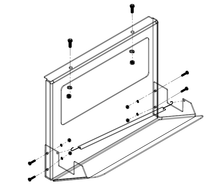 Konik Wheel Chock Holder for commercial trucks and trailers